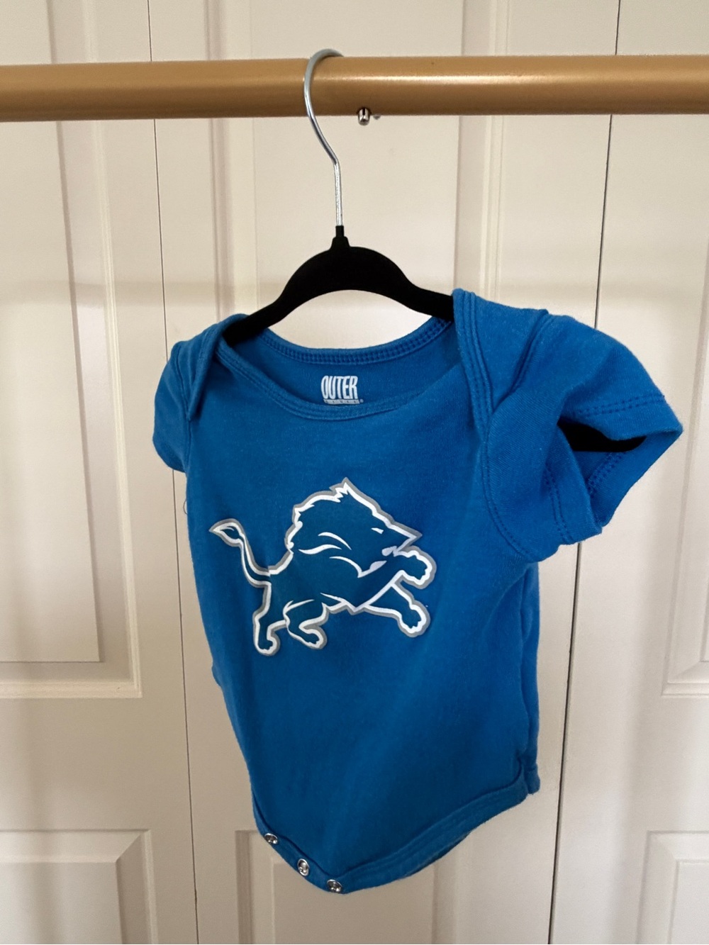 Blue Infant Detroit Lions Logo Bodysuit 3-6 Months!